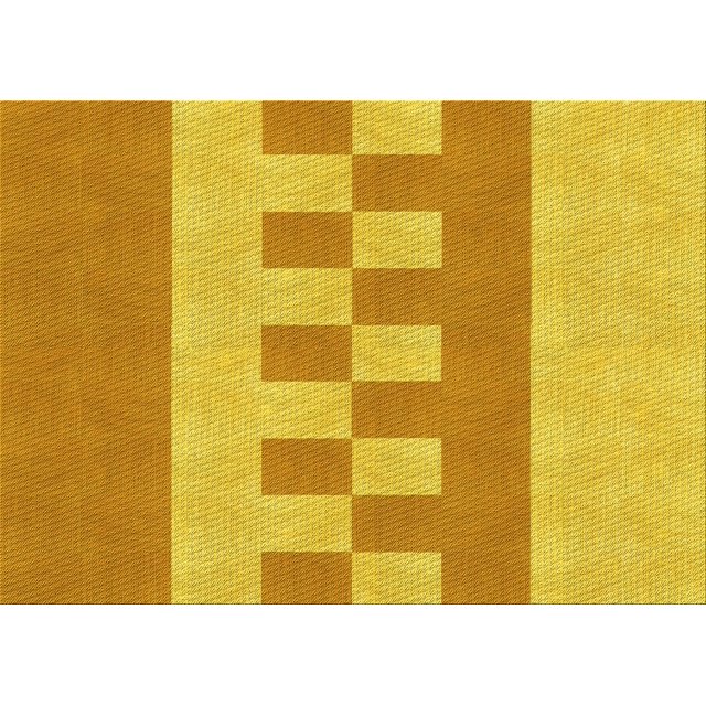 Ahgly Tapis Rectangulaire Lavable en Machine Intérieur Transitionnel Orange Néon, 7 Pieds x 10 Pieds