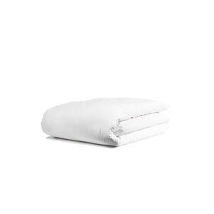 Linges de lit d'hôtel TC-300 Couverture de couettes de luxe en C-P de Sateen ZIPPER QUEEN Taille 90"x90" Blanc 1/Pack