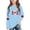 bleu, variante sur Amzcrzy T-Shirts Garçons et Filles Mode Vacances T-Shirts Graphiques Feuille d'Érable pour Tout-Petit Décontracté Confortable Manches Longues Col Rond T-Shirts en Coton pour Ado 5 Ans