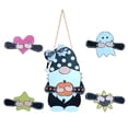 thumbnail image 2 of HOZADOIE Hang Out One s Shingle Home Decor Gnome Door Hanger Welcome Sign with Interchangeable Holiday, 2 of 7