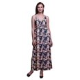 thumbnail image 1 of Bimba Robe Longue Chic à Imprimé Floral pour Femme, Style Bohème, Maxi d'Été, Tenue de Plage - XX-Grand, 1 of 5