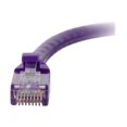 thumbnail image 2 of C2G 6ft Cat6a Snagless Unshielded (UTP) Network Patch Ethernet Cable-Purple - Patch cable - RJ-45 (M) to RJ-45 (M) - 6 ft - UTP - CAT 6a - molded, snagless, stranded - purple, 2 of 3