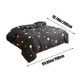 thumbnail image 3 of XYAIYT All Season Soft Twin Relaxeder Cover Polyester Bedding Set with Modern Patterns,Machine Washable,Fade Resistant,Perfect for Year Round Relaxed(Black,Small), 3 of 6