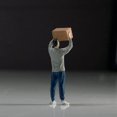 thumbnail image 2 of Hand Painted 1/64 Figures Figures for landscape model railroad Desktop Ornament Model Building, 2 of 9