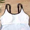 thumbnail image 4 of EGNMCR Bikini Set Women Plus Size Print Bowknot Set Two-Piece Swimsuit Swimwear Shorts, 4 of 6
