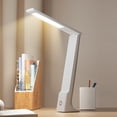 thumbnail image 1 of PRETXORVE Desk Lamp, Lamp With 3 Lighting Modes 3 Brightness-s, Rechargeable Reading Lamp With Adjust-able Arm & USB Charge Port, 1 of 9