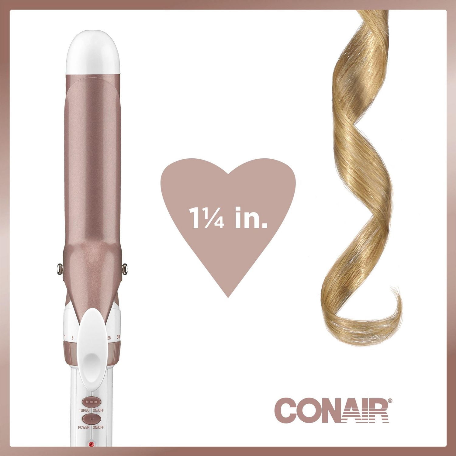Conair® Double Ceramic 1 1/4" Curling Iron