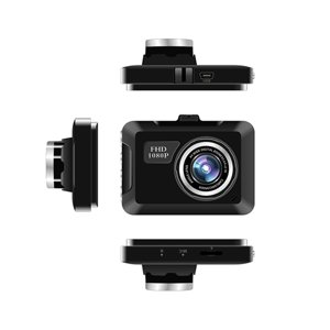 WRITWAA wifi cam de tiret Dash Cam noir plastique 1Pack pour la conduite diurne