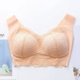 thumbnail image 3 of Clearance Sale 2025 Intimates Women's Plus Size Unadjustable Sports Extra-Elastic Breathable Lace Trim Bra, 3 of 4