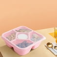 thumbnail image 3 of Boovnll Boîte Bento, Contenants à Collation Bento avec 5 Compartiments pour Préparation de Repas École Voyage Contenant Lunchable Réutilisable, Boîte Bento Adulte, Boîte Bento pour Enfants, Contenants de Boîte à Lunch, 3 of 5