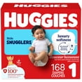 thumbnail image 1 of Huggies Little Snugglers Baby Diapers, Size 1 (8-14 lbs), 1 of 9