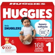 Huggies Little Snugglers Baby Diapers, Size 1 (8-14 lbs)