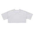 thumbnail image 1 of Crop Tops For Girls Short Sleeve Shirt Girls Summer Tops Neck Slim Fit Tops Basic Tee, 1 of 4