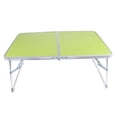 thumbnail image 3 of MDF TOP PORTABLE FOLDING TABLE INDOOR OUTDOOR DINING CAMPING PICNIC PARTY DESK Green, 3 of 10