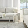 thumbnail image 3 of HomeRoots 386388 Heart Shaped Cream Shag Accent Pillow, 3 of 3