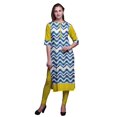 thumbnail image 1 of Bimba Kurta Imprimée d'Été, Tunique Droite, Robes pour Femmes, 1 of 6