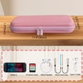 thumbnail image 2 of Carrying Case for Nintendo Switch 2, Hard Shell & Waterproof Portable Travel Carry Case Game Storage Bag with 2 Screen Protectors for Switch 2 Game Accessories, Pink, 2 of 6