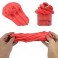 thumbnail image 3 of HCBY Pâte Nuage Sensorielle Ultra Douce / Jouet Anti-Stress Fidget & Slime Extensible / Kit de Slime DIY avec Accessoires (A Red,70ml), 3 of 6