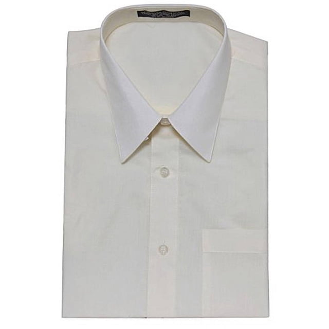 Gravity Threads Mens Dress Shirt Short Sleeve , Shirt, 2XL Off White