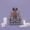 thumbnail image 3 of Backpack for Travel Ethnic Style Patterned Backpack Canvas Bag, Fashionable and Personalized Travel Strap Backpack Bag for Travel, 3 of 4