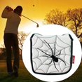 thumbnail image 3 of fastboy Universal Golf Mallet Putter Cover Square Headcover Magnetic Closure Guard Spider White, 3 of 9