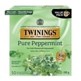thumbnail image 1 of Twinings Tisane Menthe Poivrée Pure, Fraîche et Vivifiante, Naturellement Sans Caféine, 50 Sachets, 1 of 5