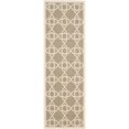 thumbnail image 1 of Safavieh Courtyard Brown Indoor Outdoor Rug - Runner 2'3" x 8', 1 of 4