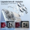 thumbnail image 4 of Dteck MagSafe Compatible with iPhone 15 Pro Case, Magnetic Clear Case for iPhone 15 Pro, Slim Plating Edge Soft TPU Cover Shockproof Phone Case 6.1 Inch,Silver, 4 of 6