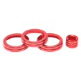 thumbnail image 2 of Filfeel 4Pcs A/C Knob Ring Trim Volume Adjuster Decor Fit For Range Rover Evoque 2012 2013 2014 2015 2016 2017 2018 Car Styling, 2 of 8