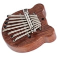 thumbnail image 4 of 8 Tone Kalimba, 2.8 X 2.4 X 0.8in Mini Cute Portable Mahogany Kalimba With Lanyard For Outdoor Leisure Instruments For Reducing Your Work Or Study Pressure, 4 of 8