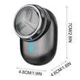 thumbnail image 3 of EGNMCR Electric Shaver For Men,Mini-Shave Portable Electric Shaver Pocket Size Portable Shaver Wet And Dry Men USB Rechargeable Shaver Charging Display Easy One-Button Pocket Shave, 3 of 6