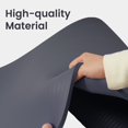 thumbnail image 3 of Fitvids 1/2" Thick High Density Exercise Yoga Mat, Carrying Strap, Graphite, 3 of 7