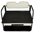 thumbnail image 4 of Performance Plus Carts Yamaha Drive G29 Golf Cart Flip Folding Rear Back Seat Kit - Stone, 4 of 5