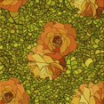 thumbnail image 1 of Ahgly Tapis d'Intérieur Lavable en Machine Carré Transitionnel Brun Bronze Foncé, 8 Pieds Carré, 1 of 7