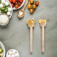 thumbnail image 5 of KAKOWELY honey dippers wooden 2pcs Wooden Honey Stirring Sticks Honeycomb Dipper Sticks Mini Honey Wand for Honey Coffee Jam Wine Tiered Tray Decorations3.94"X1.18"X0.79", 5 of 5