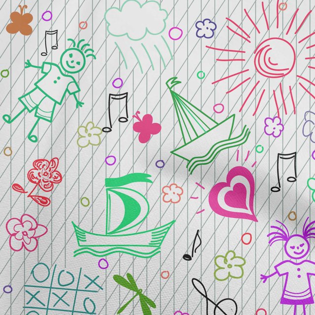 oneOone Rayon Fuschia Pink Fabric Kids Sewing Craft Projects Fabric Prints By Yard 56 Inch Wide
