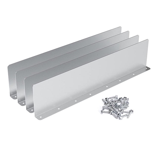 For Home Roofs Gutter Splash Guards Gutter Valley Guard For Gutter Corners close-view of a 40*9cm (15.75*3.54 in) aluminum curved splash guard fixed at a roof corner over shingle roofing and K-style gutter, visible screws and curved valley profile to prevent overflow and mud buildup; often used to direct runoff away from foundations or into downspout extensions.