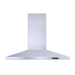 Pacific PLN-E30AS-BF 30" Hotte de la gamme Chimney, en acier inoxydable, 3-Speed, Jusqu'à 750 CFM, LED Lumière de bande