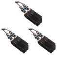 thumbnail image 2 of mmirethe 2pack/lot Excellent Décor Rideaux Tiebacks Suspendus Haut Pompon pour Rideau Facile Pompon Polyester Approprié Bleu Foncé 3Set, 2 of 6