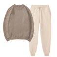 thumbnail image 2 of Besolor Ensembles 2 Pcs pour Femmes Survêtements Décontractés Chandail à Col Rond et Pantalon de Jogging Ensembles d'Entraînement Survêtements, 2 of 5