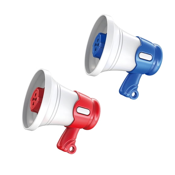Mini Kids Megaphone Toy, Voice Changer Bullhorn with Fun Sound Effects, Small Handheld Loudspeaker Toy for Boys Girls Ages 3+(color may vary)
