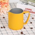 thumbnail image 4 of 350ml Stainless Steel Milk Frothing Jug Frother Coffee Latte Container Cup Coffee UtensilsYellow, 4 of 9