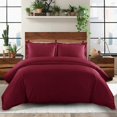 thumbnail image 2 of 700 TC 100% Egyptian Cotton Duvet Cover Zipper Closur Ultra Soft Durable and Fade Resistant Solid Pattern, 2 of 2