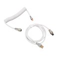 thumbnail image 4 of Mechanical Keyboard Cable, Fast Charging Gaming Keyboard USB Cable Double Sleeve  for Office White,Black,Blue,Red,Purple, 4 of 7
