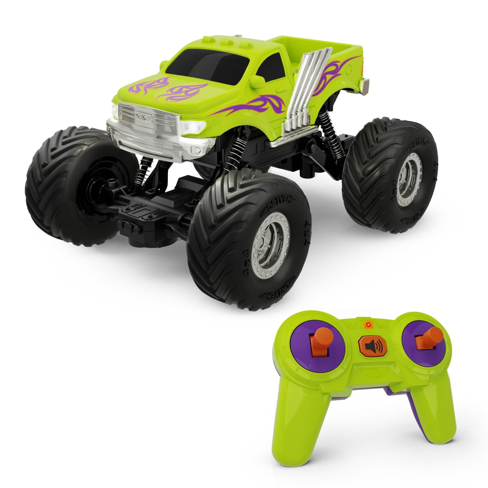 Camion monstre télécommandé Fury DRIVEN Par Battat avec télécommande pour les enfants de 5 ans et plus