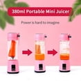 thumbnail image 3 of 380ml Portable USB Électrique Fruit Centrifugeuse Smoothie Maker Shaker USB Bouteille, 3 of 8