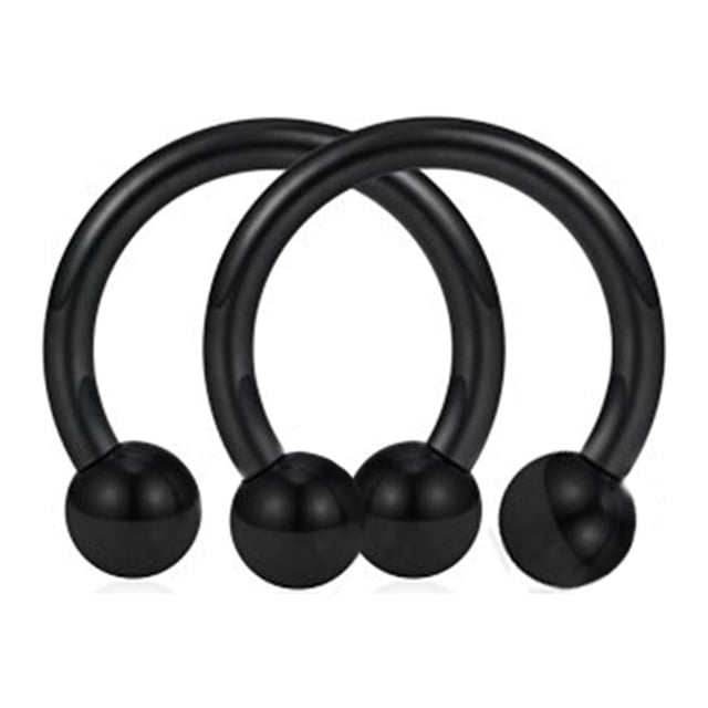 FcBaudy Nose Hoop Magnetic Horseshoe Rings Stainless Steel Faux Septum Rings Ring ring