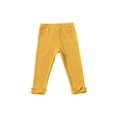 thumbnail image 3 of 2 PACK Baby Little Girls Breathable Colorful Ruffled Leggings, 3 of 4