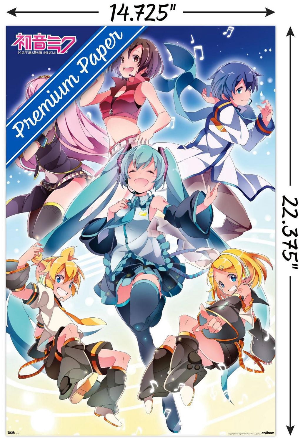 Hatsune Miku - Group Wall Poster