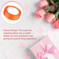 thumbnail image 2 of Decodeary Gift Wrap Ribbon Wedding Clothes Making Supply Multi-color DIY Craft Accessories Festival Fabric Polyester Ribbons Box Ornaments Orange Color 24, 2 of 9
